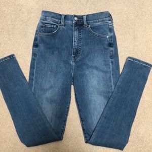 Express Skinny Super High Rise Jeans